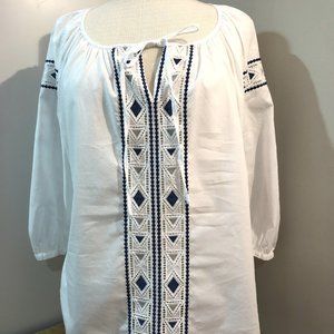 White Peasant Blouse